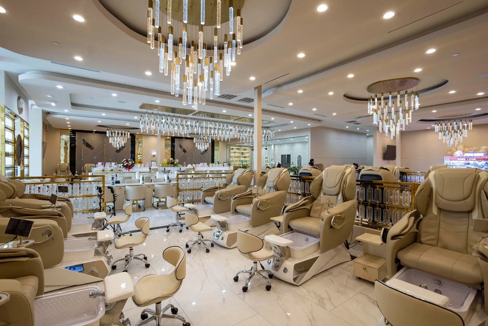 Pedicure massage chairs